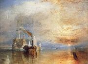 Joseph Mallord William Turner The Fighting Temeraire Tugged to Her Last Berth to be Broken Up oil painting reproduction